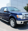 ford f 150 2012 dk  blue 4wd supercrew 145 lariat gasoline 6 cylinders 4 wheel drive 6 speed automatic 75070