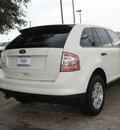 ford edge 2009 white suv se gasoline 6 cylinders front wheel drive 6 speed automatic 75070
