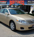 toyota camry 2011 tan sedan le gasoline 4 cylinders front wheel drive shiftable automatic 75070
