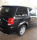 dodge grand caravan 2012 black van american value package flex fuel 6 cylinders front wheel drive automatic 76011