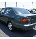 toyota corolla 2002 green sedan ce gasoline 4 cylinders front wheel drive automatic 76543