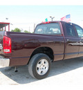 dodge ram pickup 1500 2004 red pickup truck slt gasoline 8 cylinders rear wheel drive automatic 77020