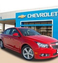 chevrolet cruze 2012 red sedan lt gasoline 4 cylinders front wheel drive 6 speed automatic 75067