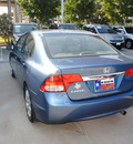 honda civic 2010 blue sedan lx gasoline 4 cylinders front wheel drive automatic 75034