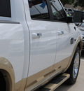 ram ram pickup 1500 2012 white longhorn laramie gasoline 8 cylinders 4 wheel drive automatic 75034