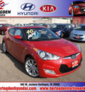 hyundai veloster 2012 red coupe m t gasoline 4 cylinders front wheel drive automatic 78550