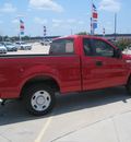 ford f 150 2008 red pickup truck styleside gasoline 6 cylinders 2 wheel drive automatic 77578