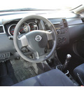 nissan versa 2007 gray hatchback 1 8 s gasoline 4 cylinders front wheel drive 6 speed manual 78130