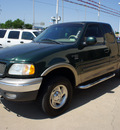 ford f 150 2001 green xlt gasoline 8 cylinders 4 wheel drive automatic with overdrive 76108