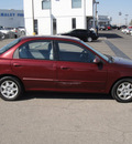 kia spectra 2003 red sedan gasoline 4 cylinders dohc front wheel drive automatic 79936