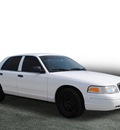 ford crown victoria 2007 white sedan police interceptor gasoline 8 cylinders rear wheel drive automatic with overdrive 77037