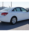 chevrolet cruze 2012 white sedan ls gasoline 4 cylinders front wheel drive automatic 78216