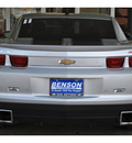 chevrolet camaro 2011 silver coupe lt gasoline 6 cylinders rear wheel drive automatic 78216