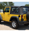 jeep wrangler 2007 yellow suv x gasoline 6 cylinders 4 wheel drive 6 speed manual 77802