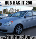 hyundai accent 2011 silver sedan gls gasoline 4 cylinders front wheel drive automatic with overdrive 77065