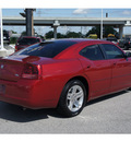 dodge charger 2006 red sedan rt gasoline 8 cylinders rear wheel drive shiftable automatic 77074