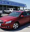 chevrolet cruze 2012 red sedan lt gasoline 4 cylinders front wheel drive 6 speed automatic 76266