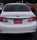 toyota corolla 2012 white sedan le gasoline 4 cylinders front wheel drive automatic 75604
