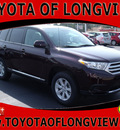toyota highlander 2012 dk  red suv gasoline 4 cylinders front wheel drive automatic 75604
