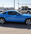 ford mustang 2010 blue coupe gt gasoline 8 cylinders rear wheel drive standard 79936