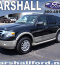 ford expedition 2010 black suv eddie bauer flex fuel 8 cylinders 2 wheel drive 6 speed automatic 75672