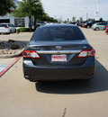 toyota corolla 2011 gray sedan le gasoline 4 cylinders front wheel drive automatic 76053