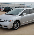 honda civic 2010 silver sedan ex gasoline 4 cylinders front wheel drive automatic with overdrive 77034