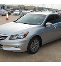 honda accord 2012 silver sedan ex l v6 gasoline 6 cylinders front wheel drive automatic with overdrive 77034
