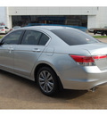 honda accord 2012 silver sedan ex l v6 gasoline 6 cylinders front wheel drive automatic with overdrive 77034