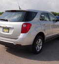 chevrolet equinox 2012 silver ls flex fuel 4 cylinders front wheel drive 6 speed automatic 78224