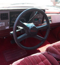 chevrolet c k 1500 series 1992 red pickup truck c1500 silverado gasoline v8 rear wheel drive automatic 76103