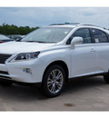lexus rx 350 2013 white suv gasoline 6 cylinders front wheel drive automatic 77074