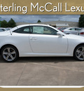 lexus is 250c 2012 white gasoline 6 cylinders rear wheel drive automatic 77074