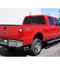 ford f 250 super duty 2011 red lariat biodiesel 8 cylinders 4 wheel drive automatic 79407