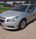 chevrolet cruze 2012 silver ice sedan ls gasoline 4 cylinders front wheel drive not specified 76051