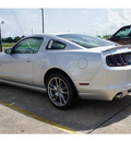 ford mustang 2013 silver coupe gt gasoline 8 cylinders rear wheel drive not specified 77471