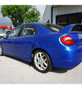 dodge neon srt 4 2004 blue sedan gasoline 4 cylinders dohc front wheel drive 5 speed manual 76541