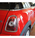 mini cooper 2009 chili redwhite top hatchback gasoline 4 cylinders front wheel drive 6 speed manual 78006