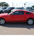 ford mustang 2012 red coupe v6 gasoline 6 cylinders rear wheel drive automatic 78539