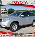 toyota highlander 2012 silver suv gasoline 6 cylinders front wheel drive automatic 76011