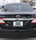 toyota corolla 2012 black sedan le gasoline 4 cylinders front wheel drive automatic 76011
