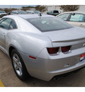 chevrolet camaro 2012 silver coupe lt gasoline 6 cylinders rear wheel drive automatic with overdrive 77566