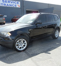 bmw x3 2004 black suv 2 5 gasoline 6 cylinders all whee drive automatic 79925