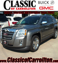 gmc terrain 2012 gray suv slt 2 gasoline 4 cylinders front wheel drive automatic 75007
