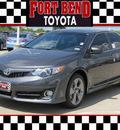 toyota camry 2012 gray sedan se v6 gasoline 6 cylinders front wheel drive automatic with overdrive 77469