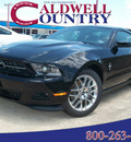 ford mustang 2012 black coupe v6 premium gasoline 6 cylinders rear wheel drive automatic 76567