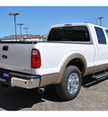 ford f 250 super duty 2012 white lariat flex fuel 8 cylinders 2 wheel drive automatic 78861