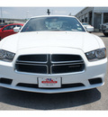 dodge charger 2011 white sedan gasoline 6 cylinders rear wheel drive shiftable automatic 77017