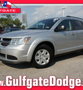 dodge journey 2012 silver suv se gasoline 4 cylinders front wheel drive shiftable automatic 77017