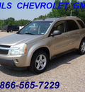 chevrolet equinox 2005 tan suv lt gasoline 6 cylinders front wheel drive automatic 75672